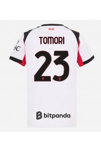 AC Milan Fikayo Tomori #23 Voetbaltruitje Uit tenue Dames 2025-26 Korte Mouw